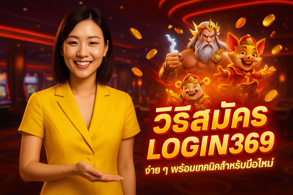 วิธีสมัคร LOGIN369 ง่าย ๆ พร้อมเทคนิคสำหรับมือใหม่
