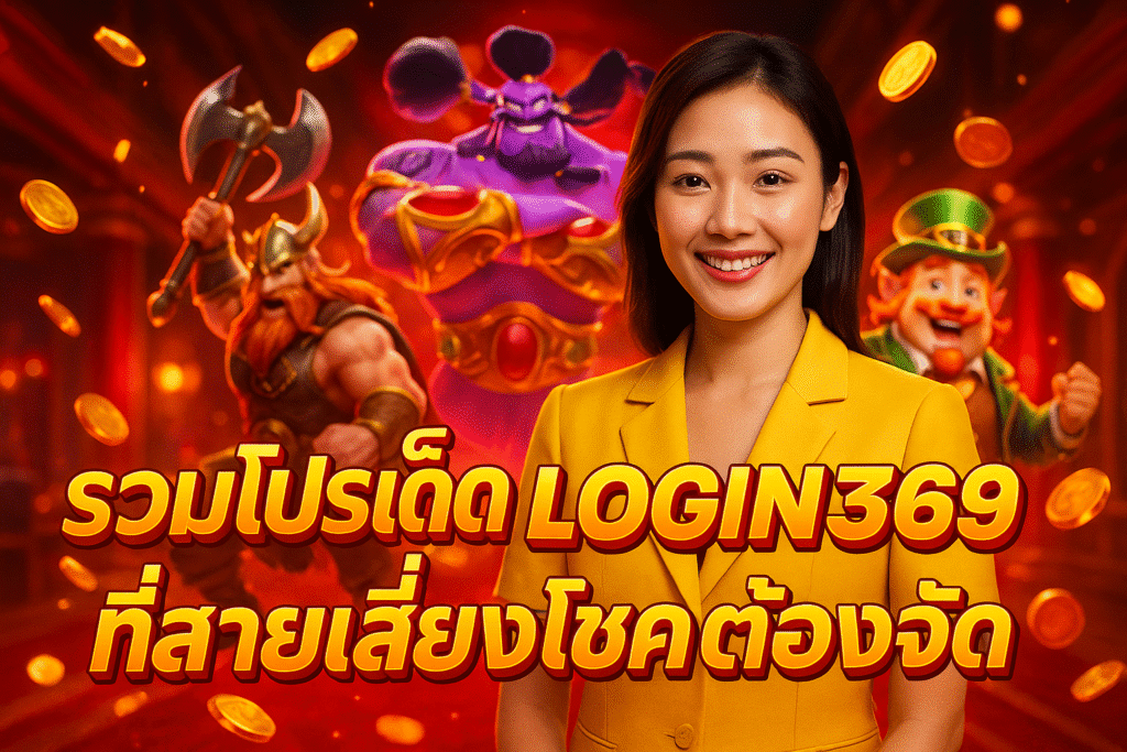รวมโปรเด็ด LOGIN369 ที่สายเสี่ยงโชคต้องจัด