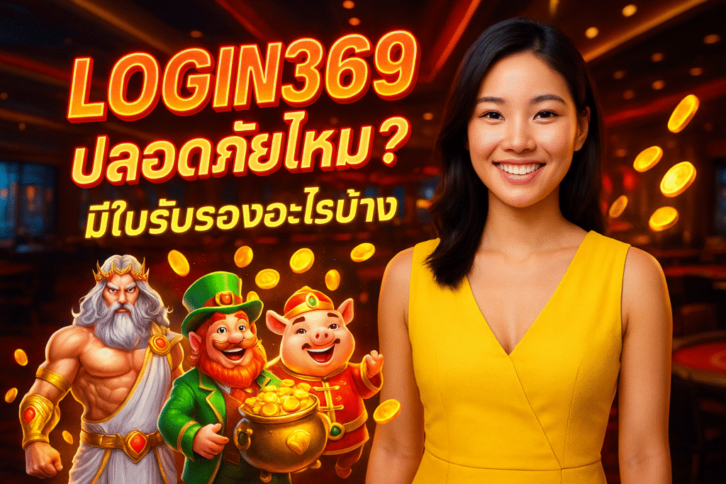 LOGIN369 ปลอดภัยไหม? มีใบรับรองอะไรบ้าง