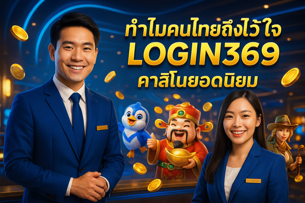 ทำไมคนไทยถึงไว้ใจ LOGIN369 คาสิโนยอดนิยม